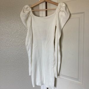 Puff Sleeve Sweater dress